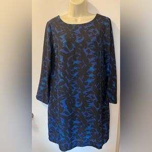 J Crew Factory, Blue Floral Dress, size 8